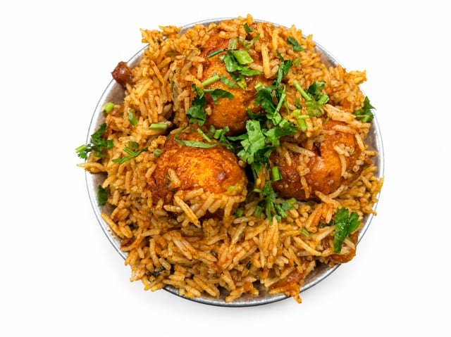Egg Biryani.