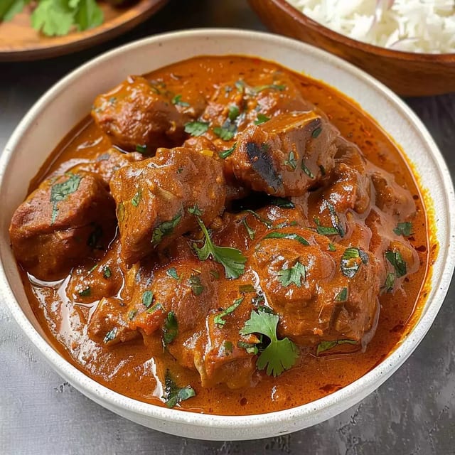 Lamb Tikka Masala.