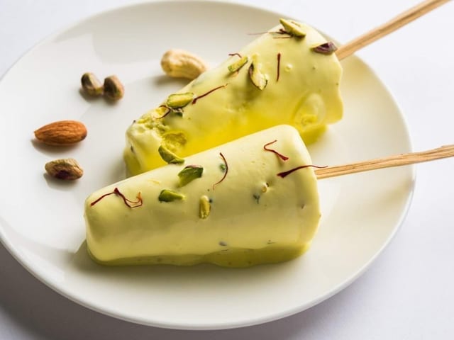 Pistachio Kulfi.