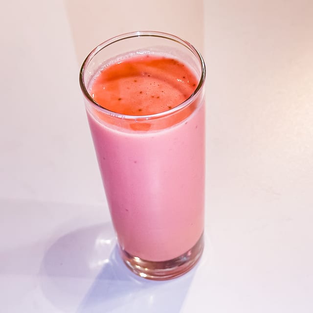 Strawberry Lassi.